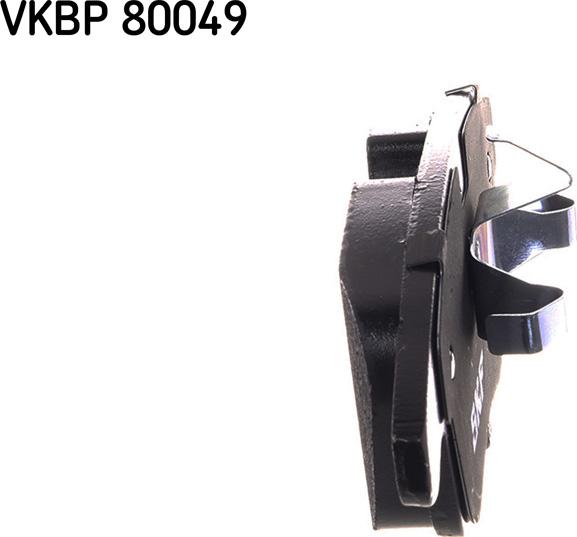 SKF VKBP 80049 - Тормозные колодки, дисковые, комплект parts5.com