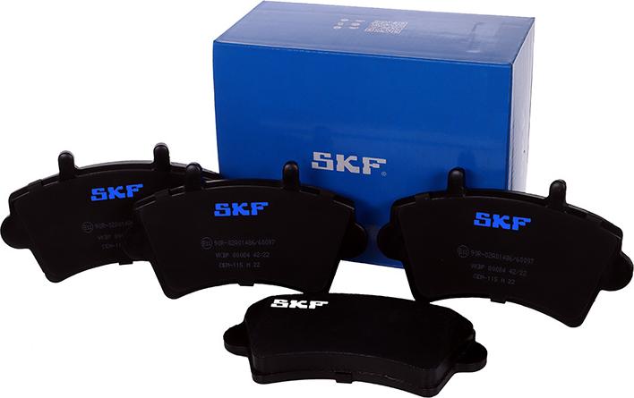 SKF VKBP 80084 - Тормозные колодки, дисковые, комплект parts5.com