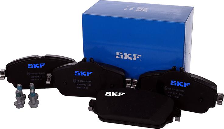 SKF VKBP 80196 - Тормозные колодки, дисковые, комплект parts5.com