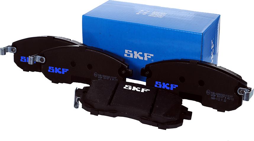 SKF VKBP 80197 A - Тормозные колодки, дисковые, комплект parts5.com