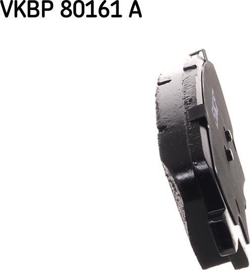 SKF VKBP 80161 A - Тормозные колодки, дисковые, комплект parts5.com