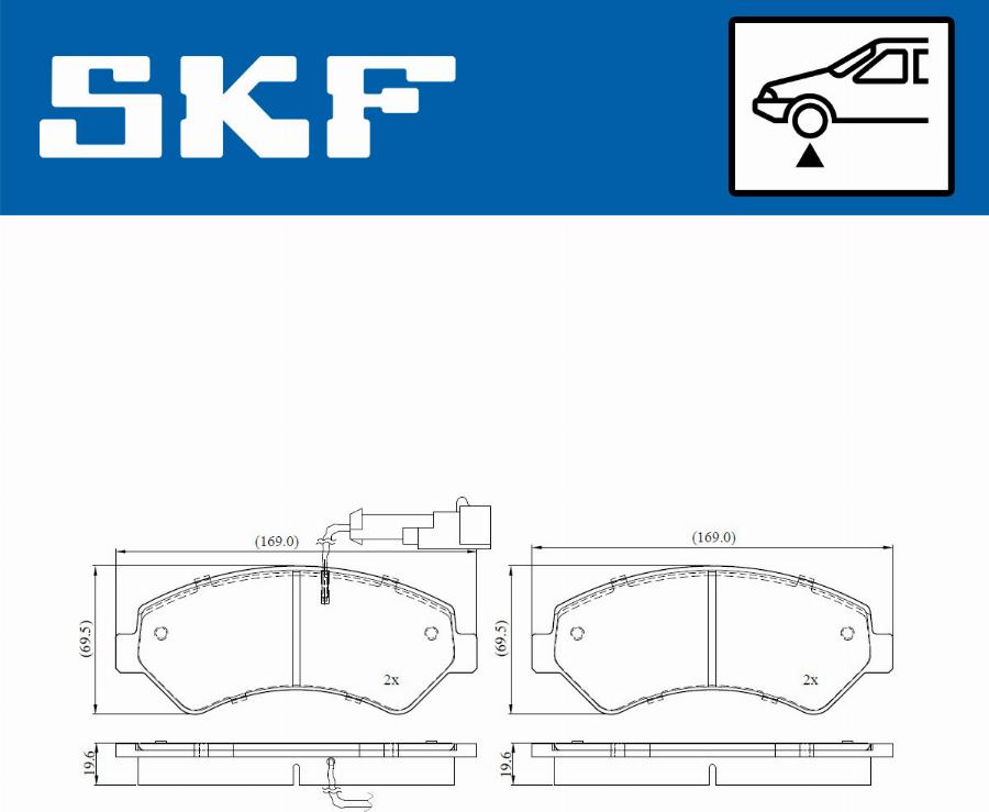 SKF VKBP 80137 E - Тормозные колодки, дисковые, комплект parts5.com