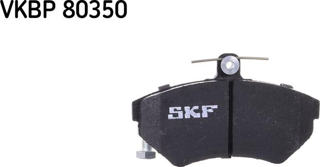 SKF VKBP 80350 - Тормозные колодки, дисковые, комплект parts5.com