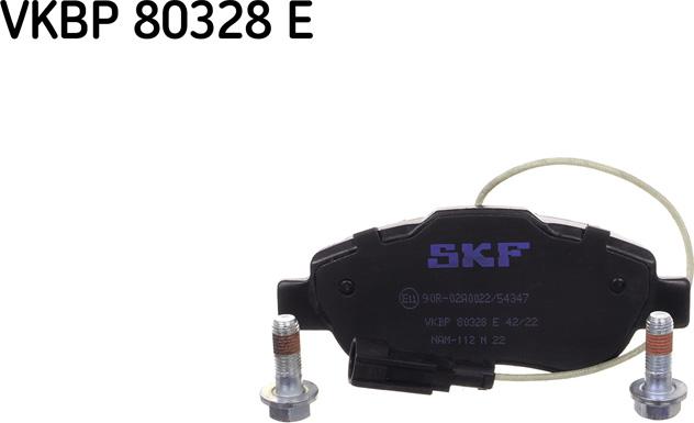 SKF VKBP 80328 E - Тормозные колодки, дисковые, комплект parts5.com