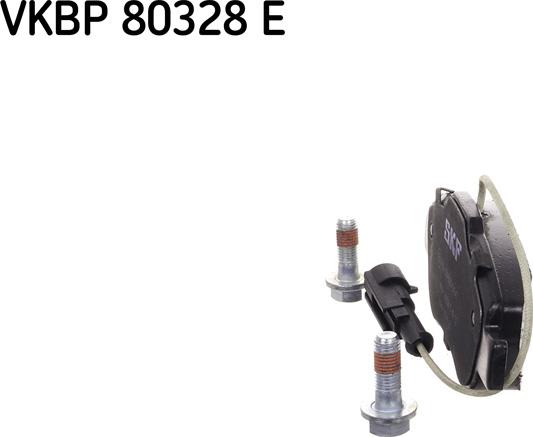 SKF VKBP 80328 E - Тормозные колодки, дисковые, комплект parts5.com