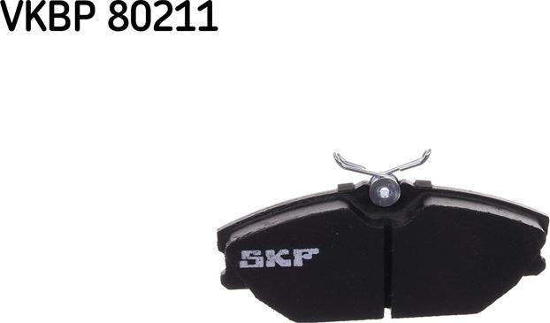 SKF VKBP 80211 - Тормозные колодки, дисковые, комплект parts5.com