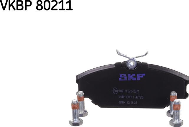 SKF VKBP 80211 - Тормозные колодки, дисковые, комплект parts5.com