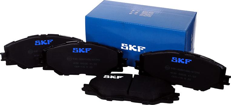 SKF VKBP 80235 - Тормозные колодки, дисковые, комплект parts5.com