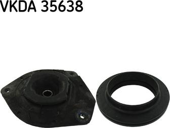 SKF VKDA 35638 - Опора стойки амортизатора, подушка parts5.com