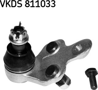 SKF VKDS 811033 - Шаровая опора, несущий / направляющий шарнир parts5.com