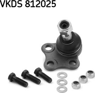 SKF VKDS 812025 - Шаровая опора, несущий / направляющий шарнир parts5.com