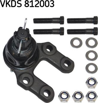 SKF VKDS 812003 - Шаровая опора, несущий / направляющий шарнир parts5.com