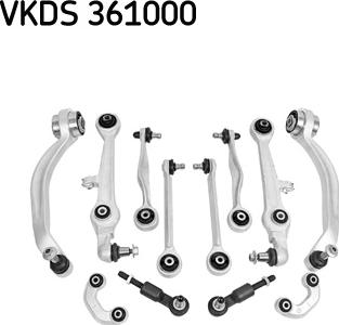 SKF VKDS 361000 - Опора стойки амортизатора, подушка parts5.com