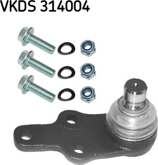 SKF VKDS 314004 - Шаровая опора, несущий / направляющий шарнир parts5.com