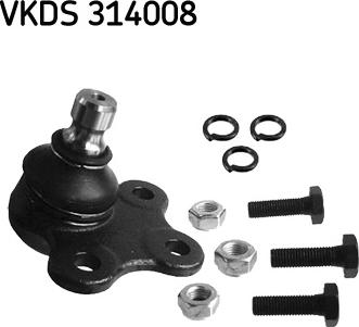 SKF VKDS 314008 - Шаровая опора, несущий / направляющий шарнир parts5.com