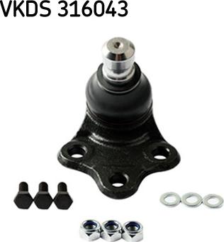 SKF VKDS 316043 - Ball Joint parts5.com