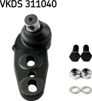 SKF VKDS 311040 - Шаровая опора, несущий / направляющий шарнир parts5.com