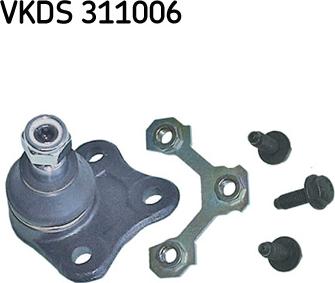 SKF VKDS 311006 - Шаровая опора, несущий / направляющий шарнир parts5.com