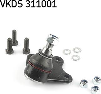 SKF VKDS 311001 - Шаровая опора, несущий / направляющий шарнир parts5.com