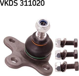 SKF VKDS 311020 - Шаровая опора, несущий / направляющий шарнир parts5.com