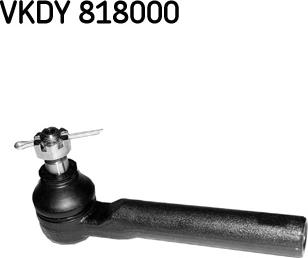 SKF VKDY 818000 - Наконечник рулевой тяги, шарнир parts5.com