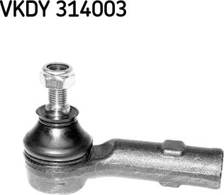 SKF VKDY 314003 - Наконечник рулевой тяги, шарнир parts5.com