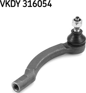 SKF VKDY 316054 - Наконечник рулевой тяги, шарнир parts5.com