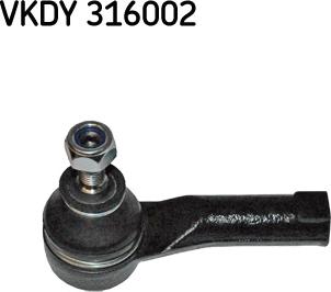 SKF VKDY 316002 - Наконечник рулевой тяги, шарнир parts5.com