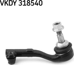 SKF VKDY 318540 - Наконечник рулевой тяги, шарнир parts5.com