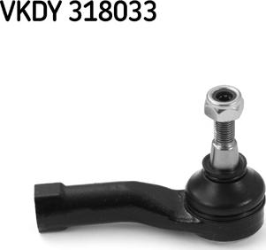 SKF VKDY 318033 - Наконечник рулевой тяги, шарнир parts5.com
