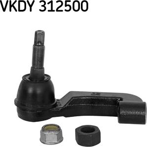 SKF VKDY 312500 - Наконечник рулевой тяги, шарнир parts5.com