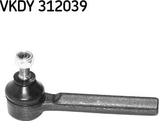 SKF VKDY 312039 - Наконечник рулевой тяги, шарнир parts5.com