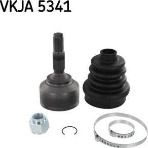 SKF VKJA 5341 - Шарнирный комплект, ШРУС, приводной вал parts5.com