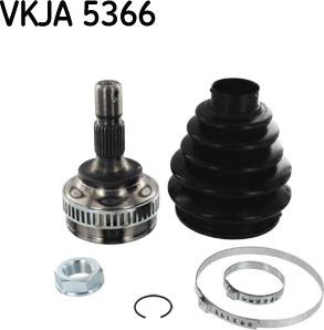 SKF VKJA 5366 - Шарнирный комплект, ШРУС, приводной вал parts5.com