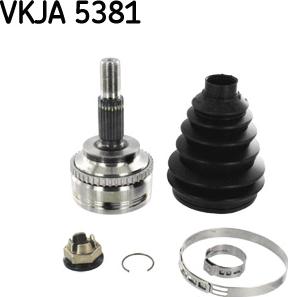 SKF VKJA 5381 - Шарнирный комплект, ШРУС, приводной вал parts5.com