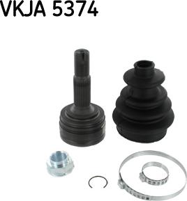 SKF VKJA 5374 - Шарнирный комплект, ШРУС, приводной вал parts5.com