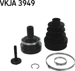 SKF VKJA 3949 - Шарнирный комплект, ШРУС, приводной вал parts5.com