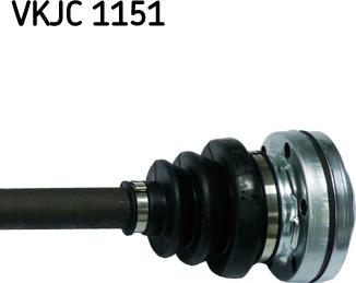 SKF VKJC 1151 - Приводной вал parts5.com