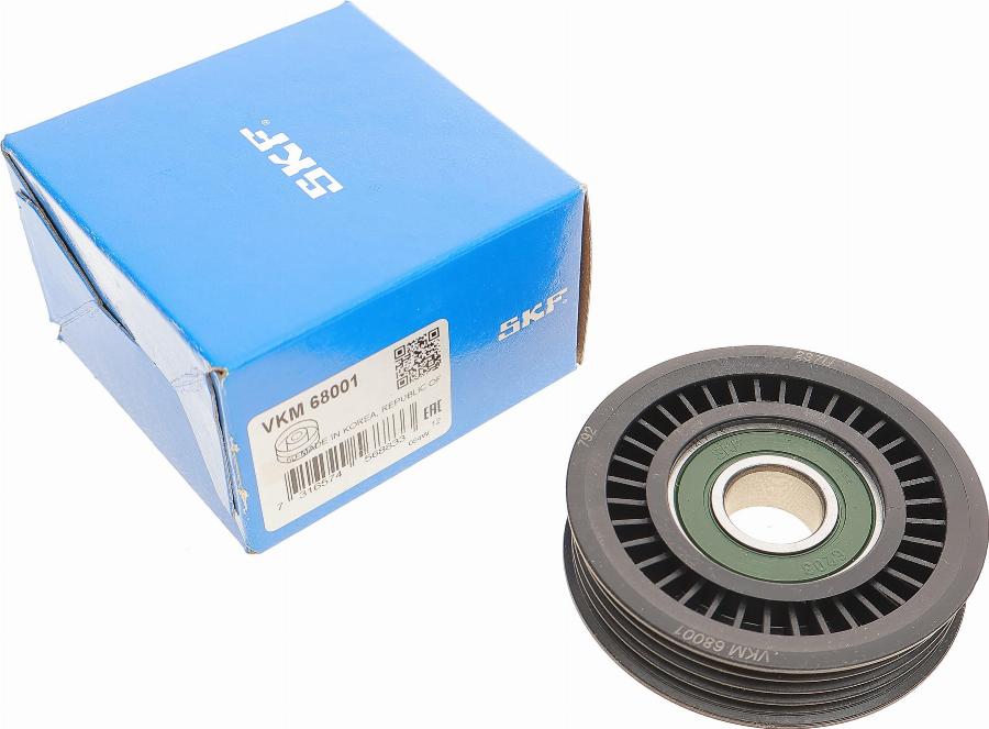 SKF VKM 68001 - Направляющий ролик, поликлиновый ремень parts5.com