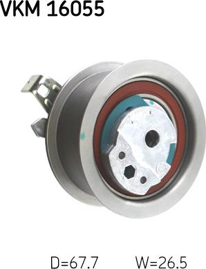 SKF VKM 16055 - Натяжной ролик, ремень ГРМ parts5.com