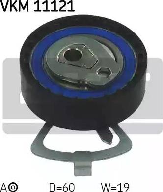 SKF VKM 11121 - Tensioner Pulley, timing belt parts5.com