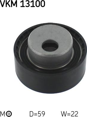 SKF VKM 13100 - Tensioner Pulley, timing belt parts5.com