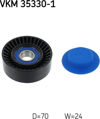 SKF VKM 35330-1 - Направляющий ролик, поликлиновый ремень parts5.com