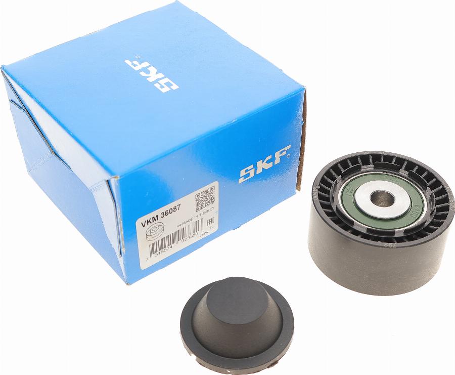 SKF VKM 36087 - Направляющий ролик, поликлиновый ремень parts5.com