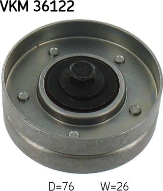 SKF VKM 36122 - Направляющий ролик, поликлиновый ремень parts5.com