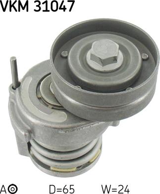 SKF VKM 31047 - Deflection / Guide Pulley, v-ribbed belt parts5.com