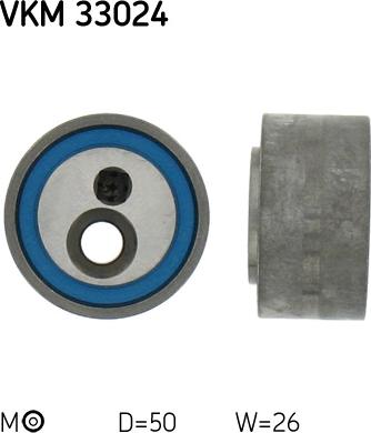 SKF VKM 33024 - Направляющий ролик, поликлиновый ремень parts5.com