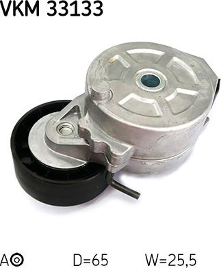 SKF VKM 33133 - Направляющий ролик, поликлиновый ремень parts5.com