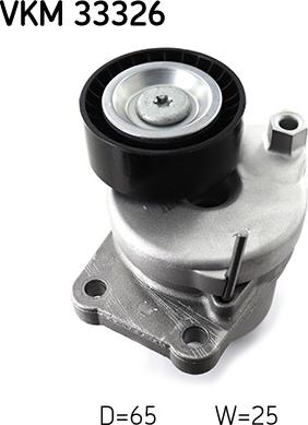 SKF VKM 33326 - Натяжитель, поликлиновый ремень parts5.com