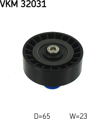 SKF VKM 32031 - Направляющий ролик, поликлиновый ремень parts5.com